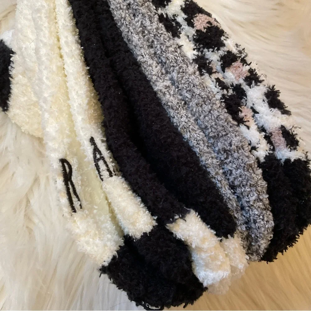Rae Dunn Fur Mama 4 Pairs Women’s Cozy Socks - NWT